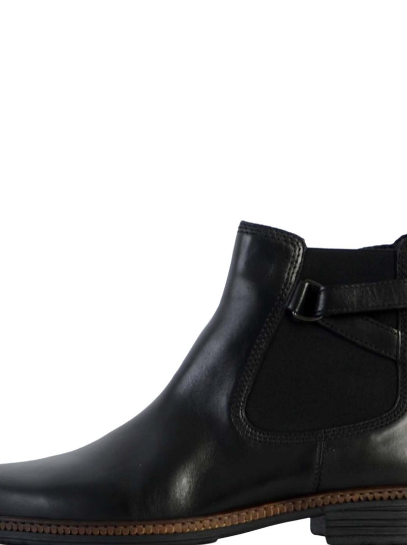 Bottine Cuir Gabor Noir - Kiabi