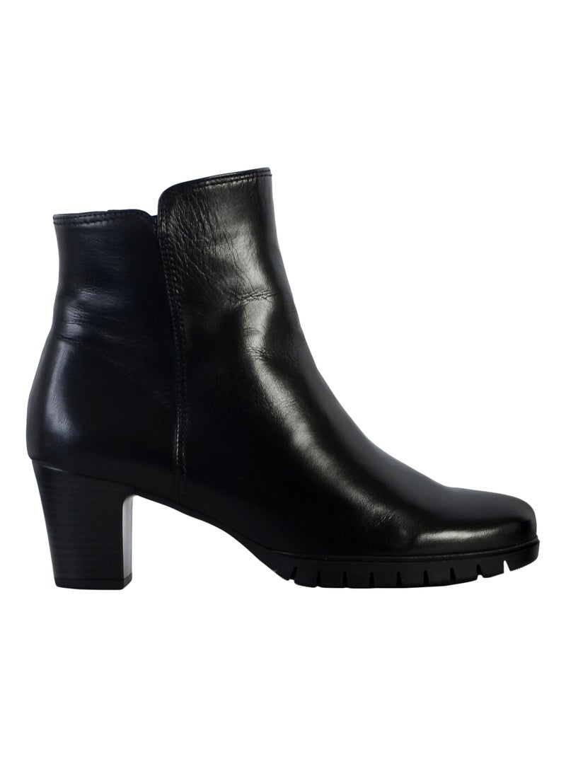 Bottine Cuir Gabor Noir - Kiabi