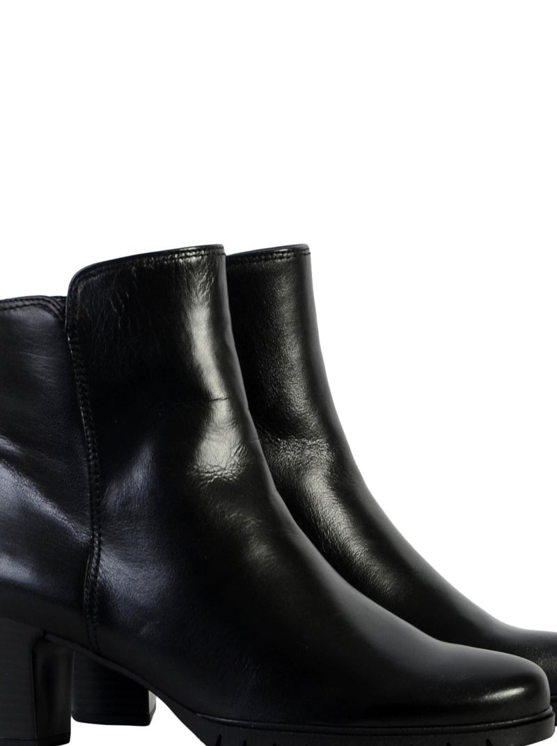 Bottine Cuir Gabor Noir - Kiabi