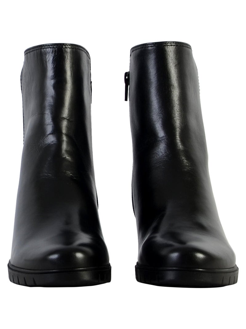 Bottine Cuir Gabor Noir - Kiabi