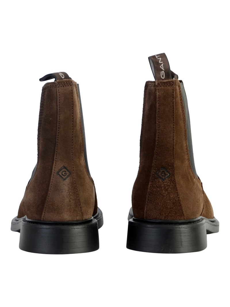 Bottine Cuir Gant Millbro Marron - Kiabi
