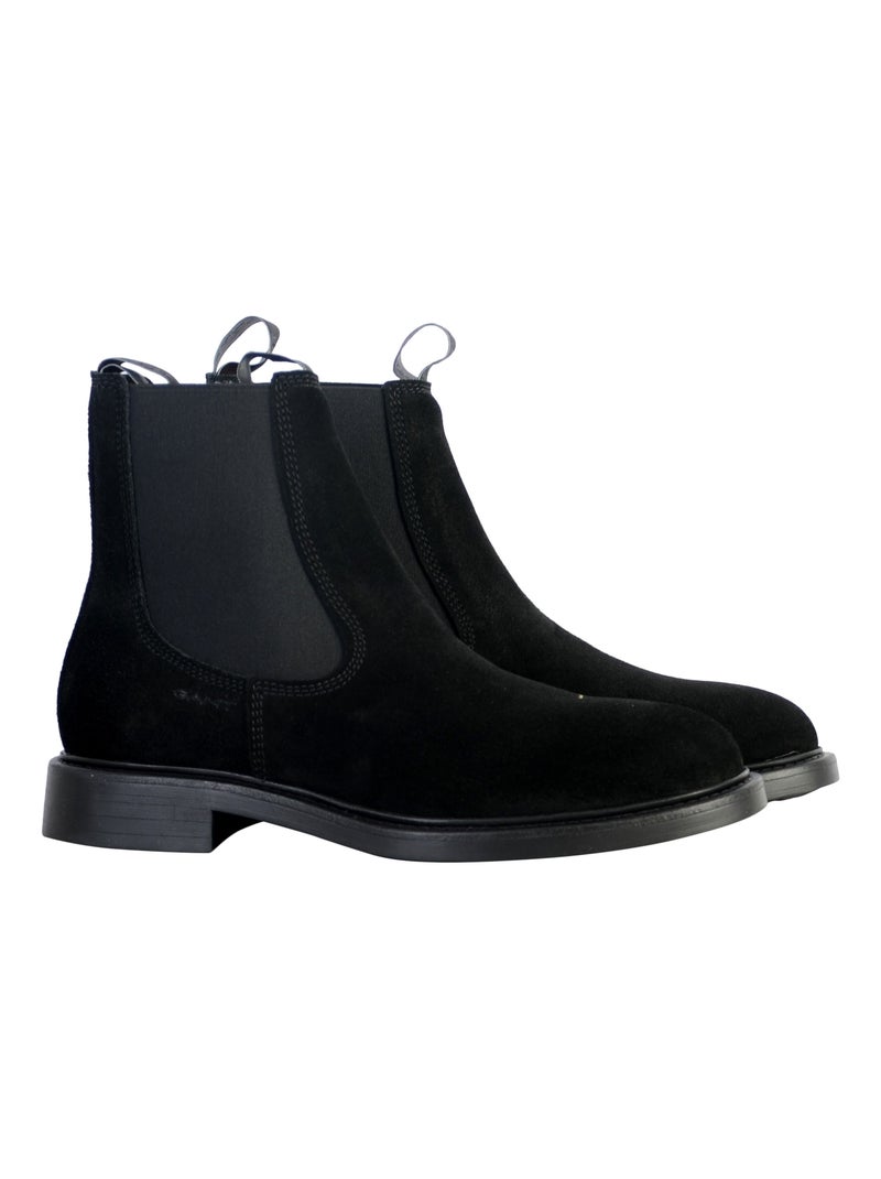 Bottine Cuir Gant Millbro Noir - Kiabi