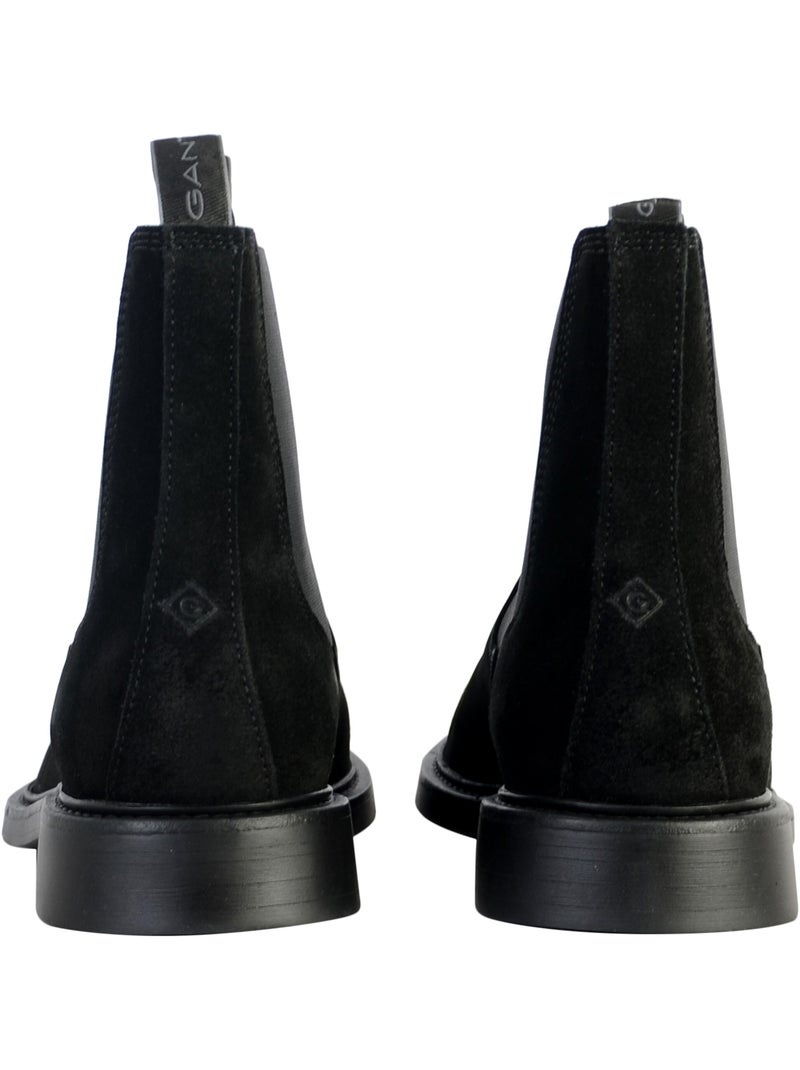 Bottine Cuir Gant Millbro Noir - Kiabi