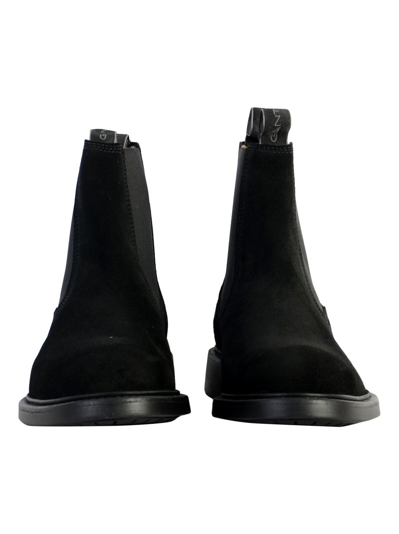 Bottine Cuir Gant Millbro Noir - Kiabi