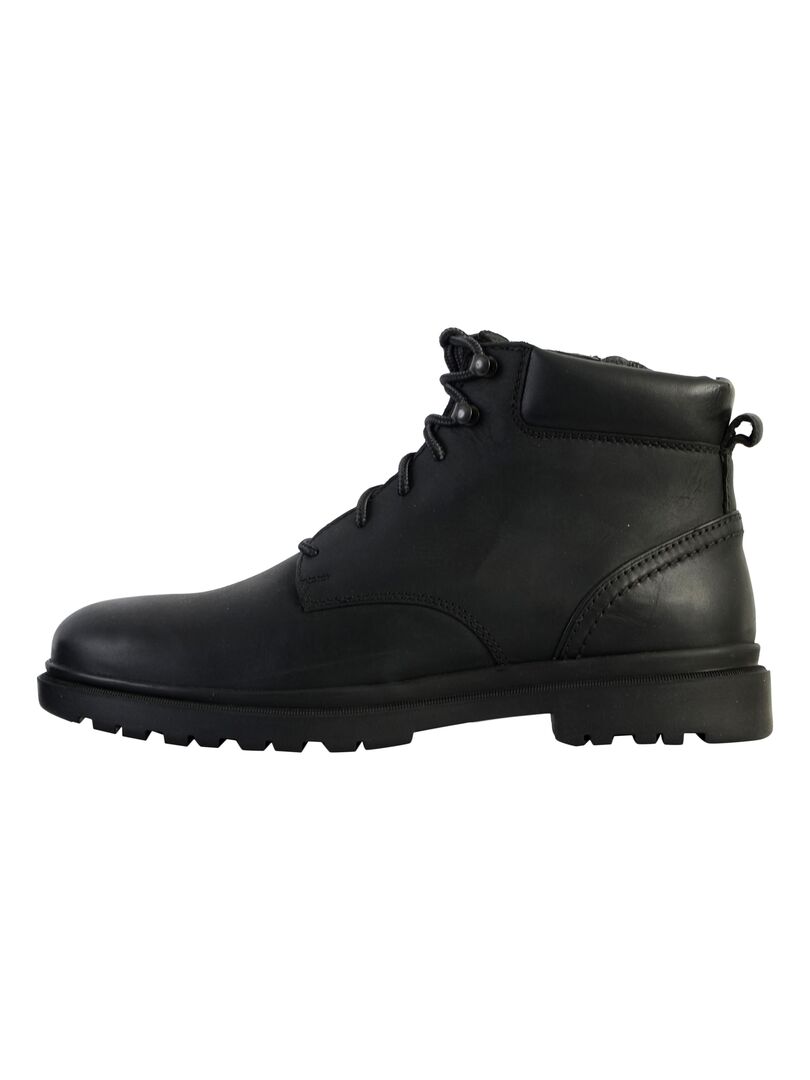 Bottine Cuir Geox Andalo Noir - Kiabi