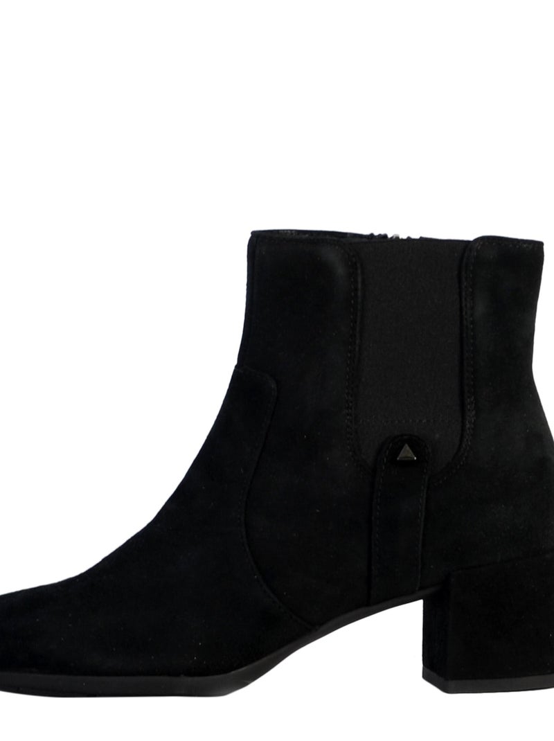 Bottine Cuir Geox Annya Noir - Kiabi