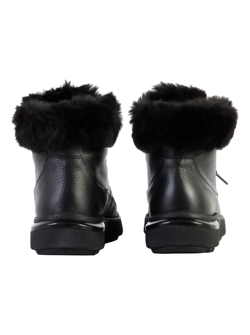 Bottine Cuir Geox Dalyla Noir - Kiabi