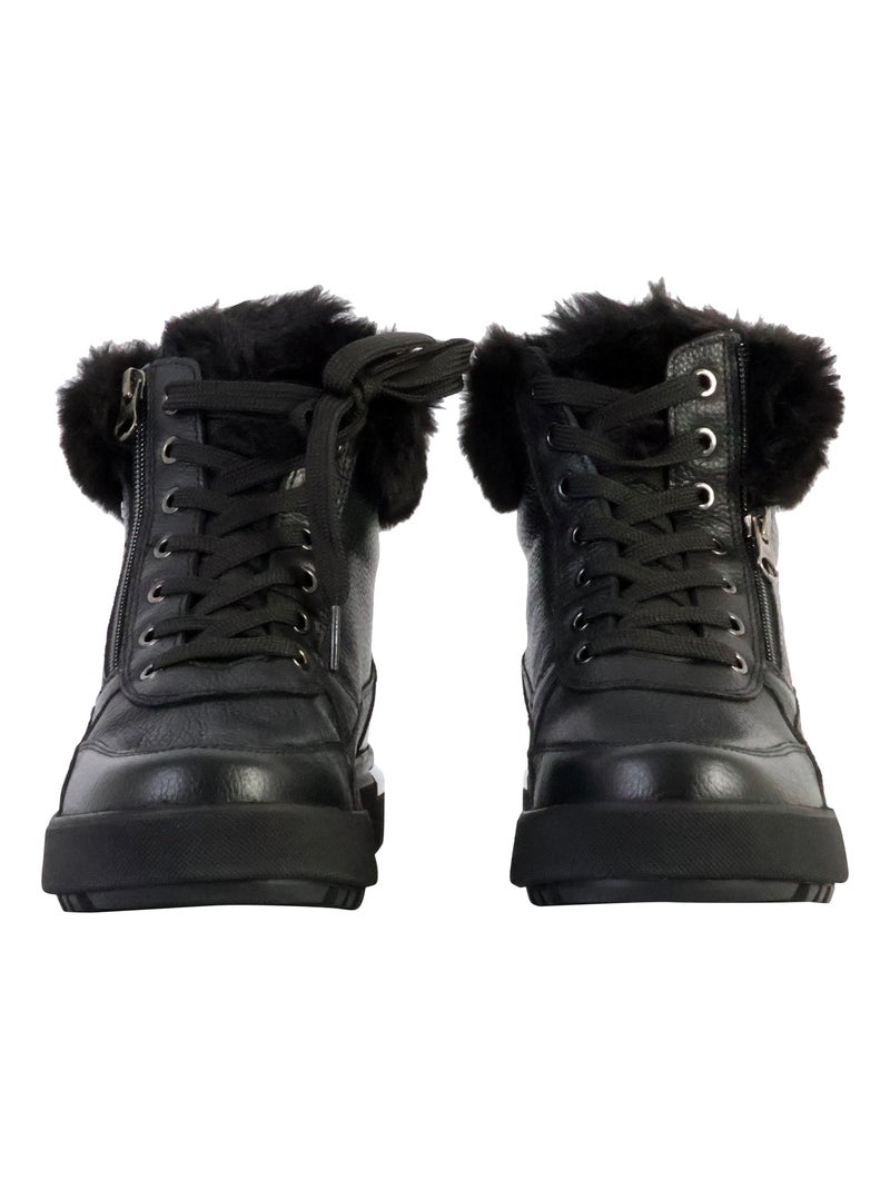 Bottine Cuir Geox Dalyla Noir - Kiabi