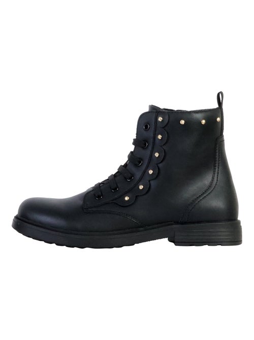 Bottine Cuir Geox Eclair Synt.Lea - Kiabi