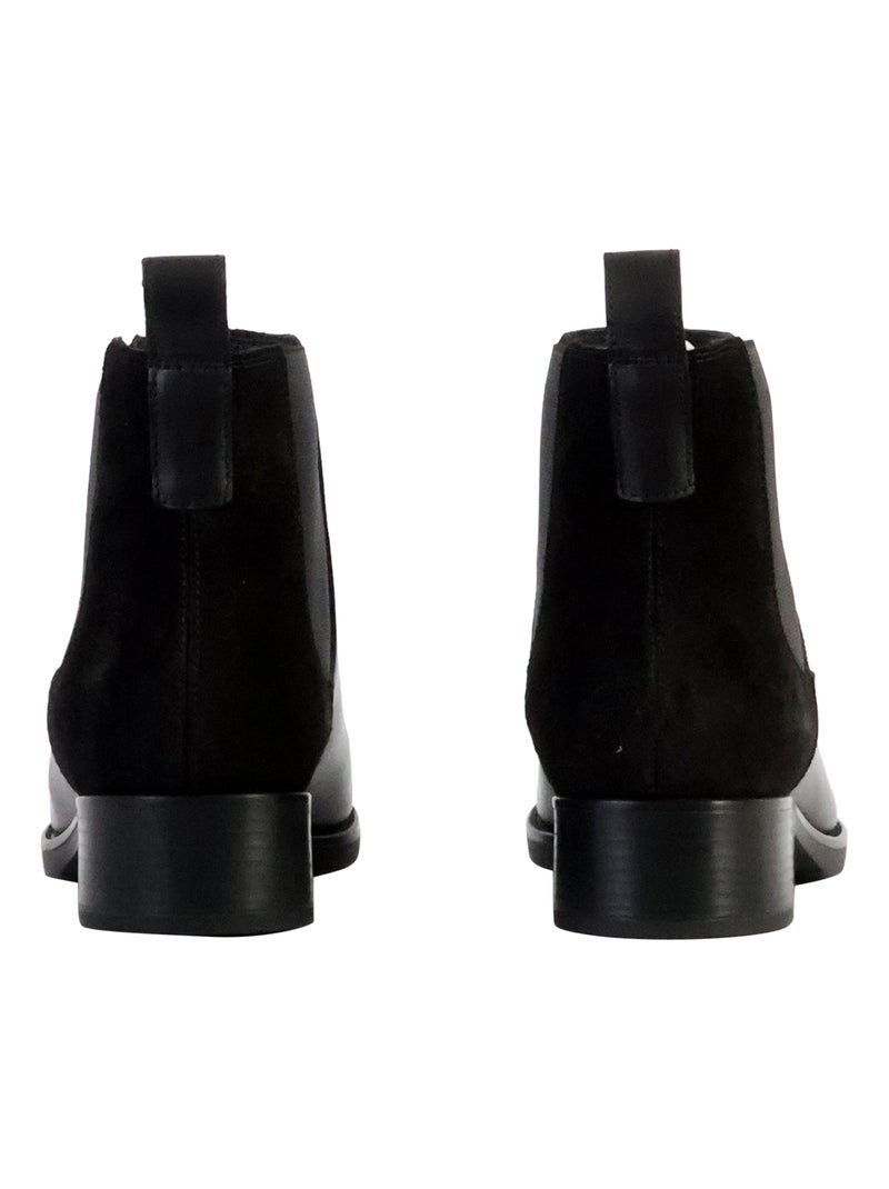 Bottine Cuir Geox Felicity Noir - Kiabi