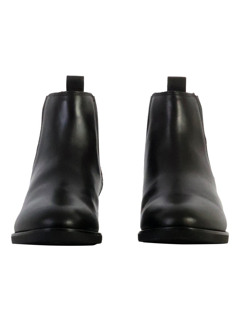 Bottine Cuir Geox Felicity Noir - Kiabi