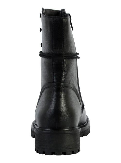 Bottine Cuir Geox Hoara Tumb.Lea - Kiabi