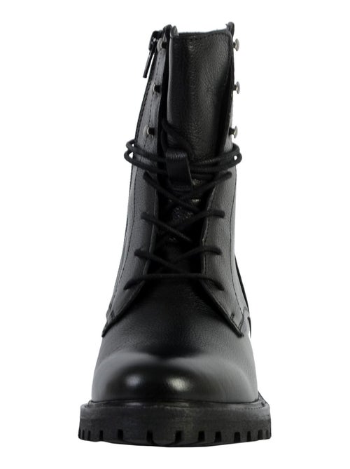Bottine Cuir Geox Hoara Tumb.Lea - Kiabi