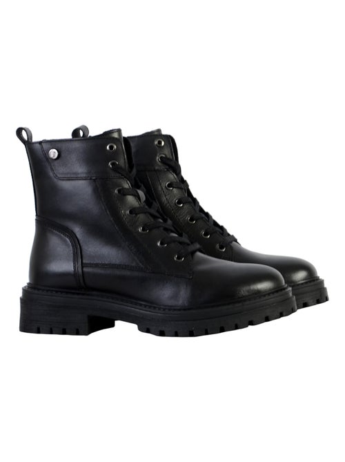 Bottine Cuir Geox Iridea Suede - Kiabi