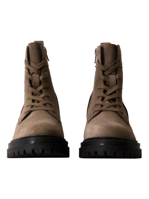 Bottine Cuir Geox Iridea Suede - Kiabi