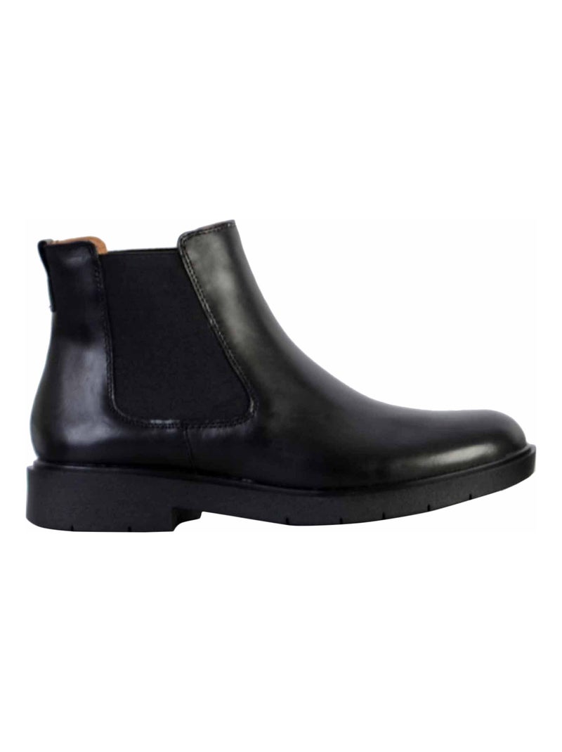 Bottine Cuir Geox Spherica Noir - Kiabi