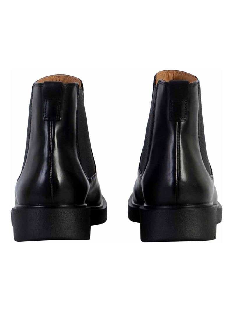 Bottine Cuir Geox Spherica Noir - Kiabi