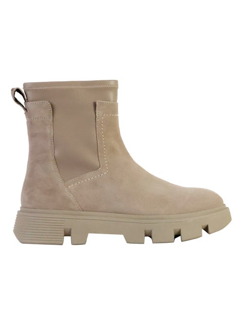 Bottine Cuir Geox Vilde Smo.Lea+Stretch - Kiabi