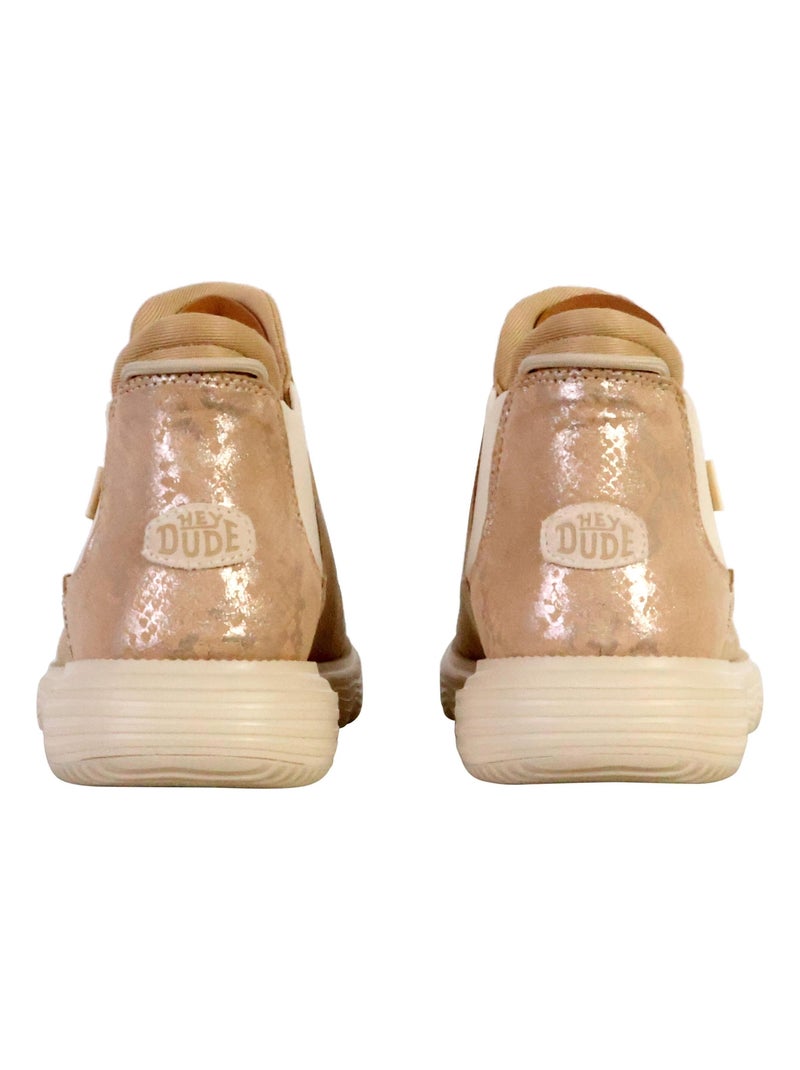 Bottine Cuir Hey Dude Branson W Suede Novelty Beige - Kiabi