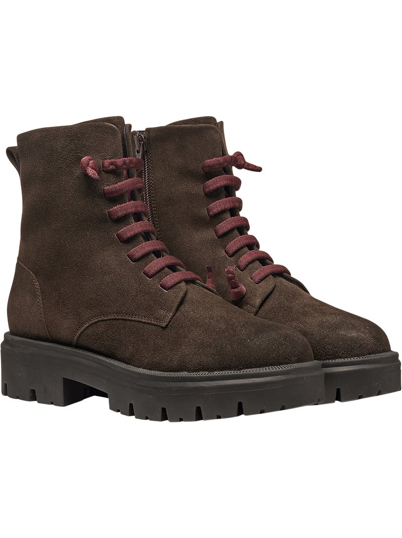 Bottine cuir klargena geox Marron - Kiabi