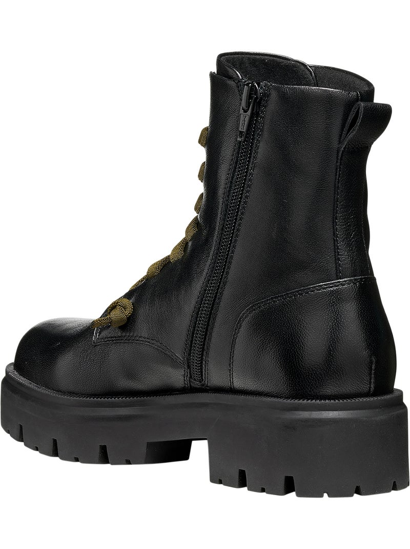 Bottine cuir klargena geox Noir - Kiabi