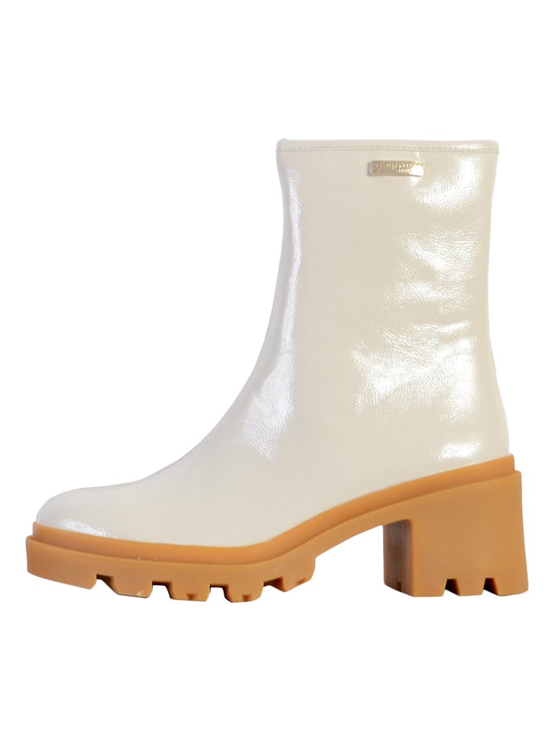 Bottine Cuir Les Tropeziennes Delizia Blanc - Kiabi