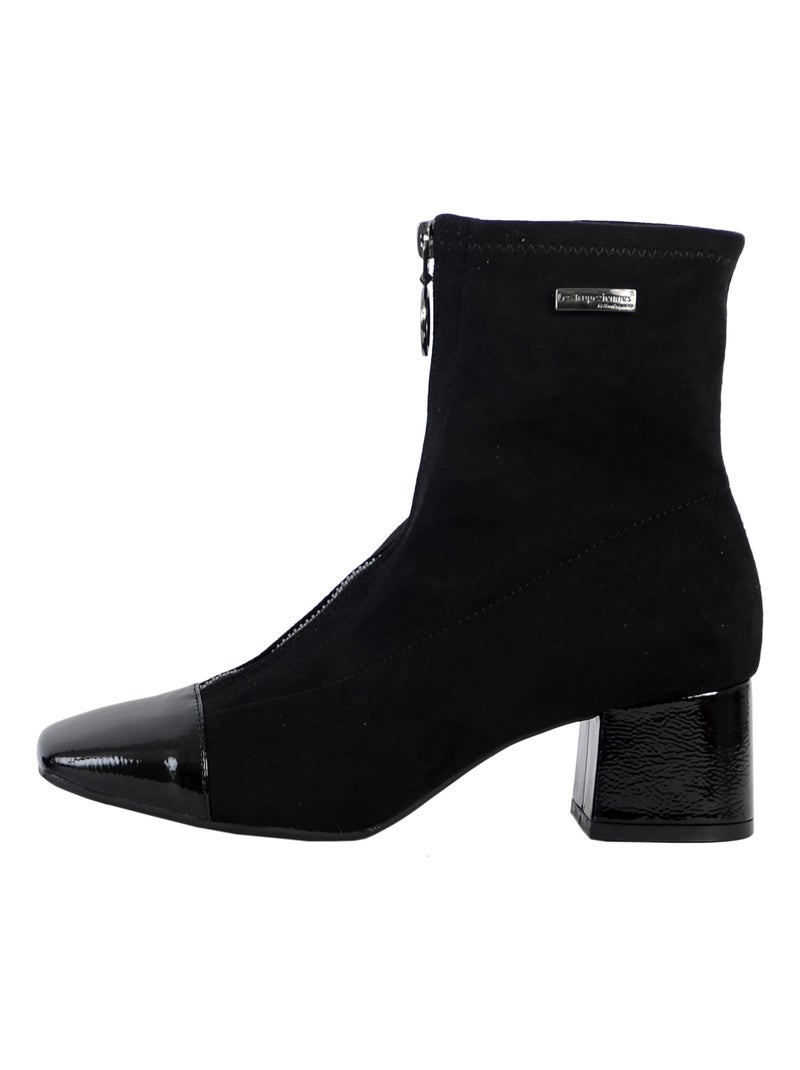 Bottine Cuir Les Tropeziennes Dita Noir - Kiabi