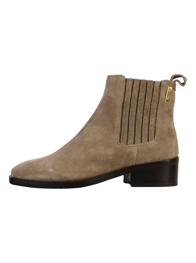 Bottine Cuir Les Tropeziennes Lukazel Marron - Kiabi