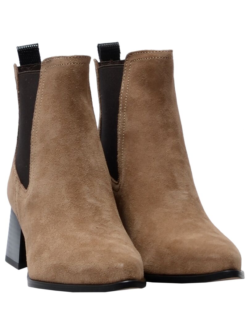 Bottine Cuir Les Tropeziennes Soazic Beige - Kiabi