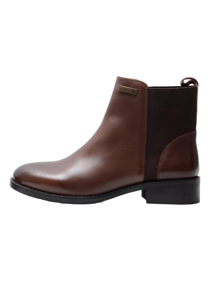 Bottine Cuir Les Tropeziennes Winny Marron - Kiabi