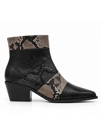 Bottine cuir naturel montevita