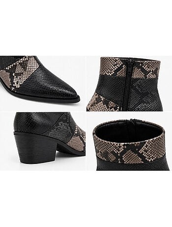 Bottine cuir naturel montevita