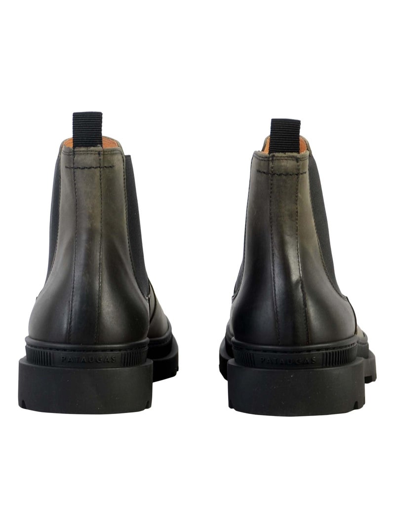 Bottine Cuir Pataugas Vitus Gris - Kiabi