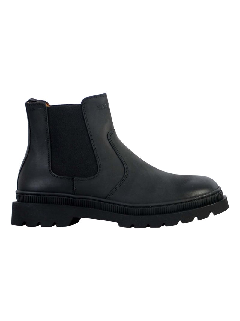Bottine Cuir Pataugas Vitus Noir - Kiabi