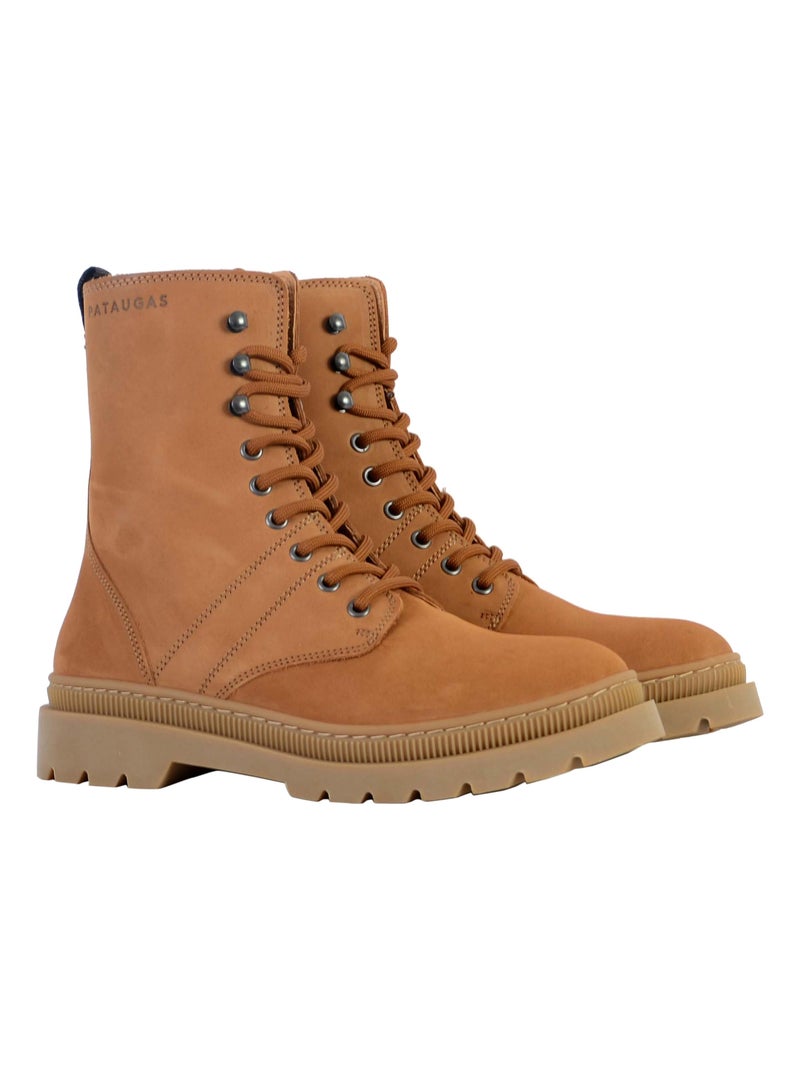 Bottine Cuir Pataugas Wanda Marron - Kiabi