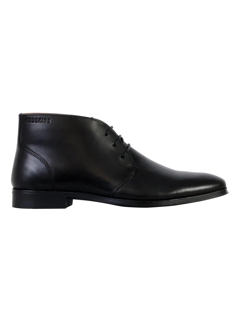Bottine Cuir Redskins Absent Noir - Kiabi