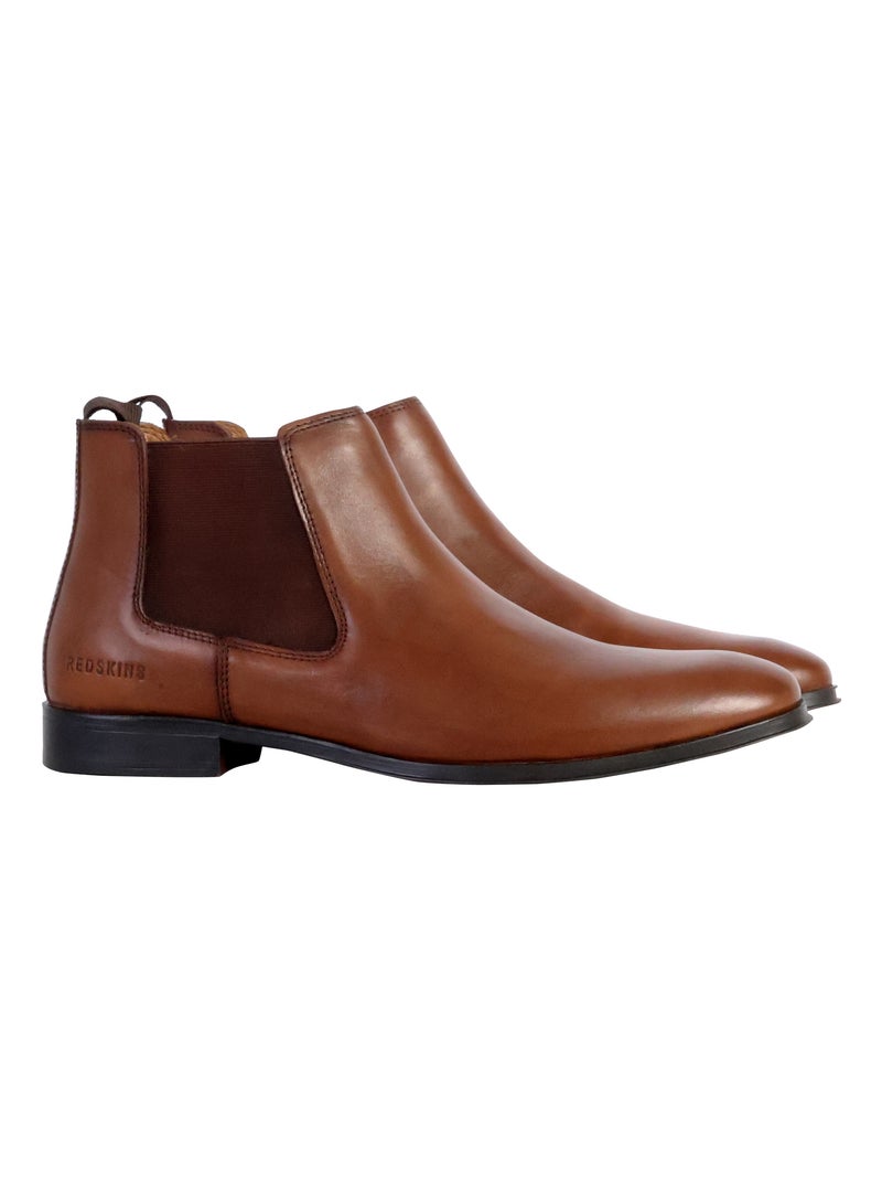 Bottine Cuir Redskins Another Marron - Kiabi