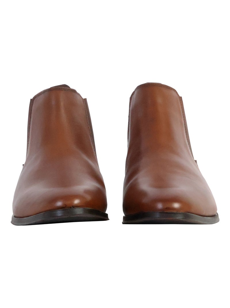 Bottine Cuir Redskins Another Marron - Kiabi