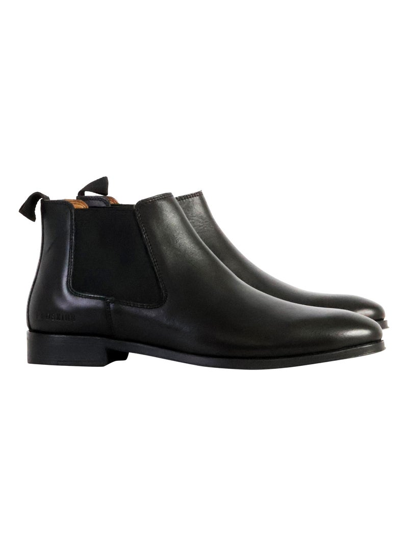Bottine cuir redskins another Noir - Kiabi