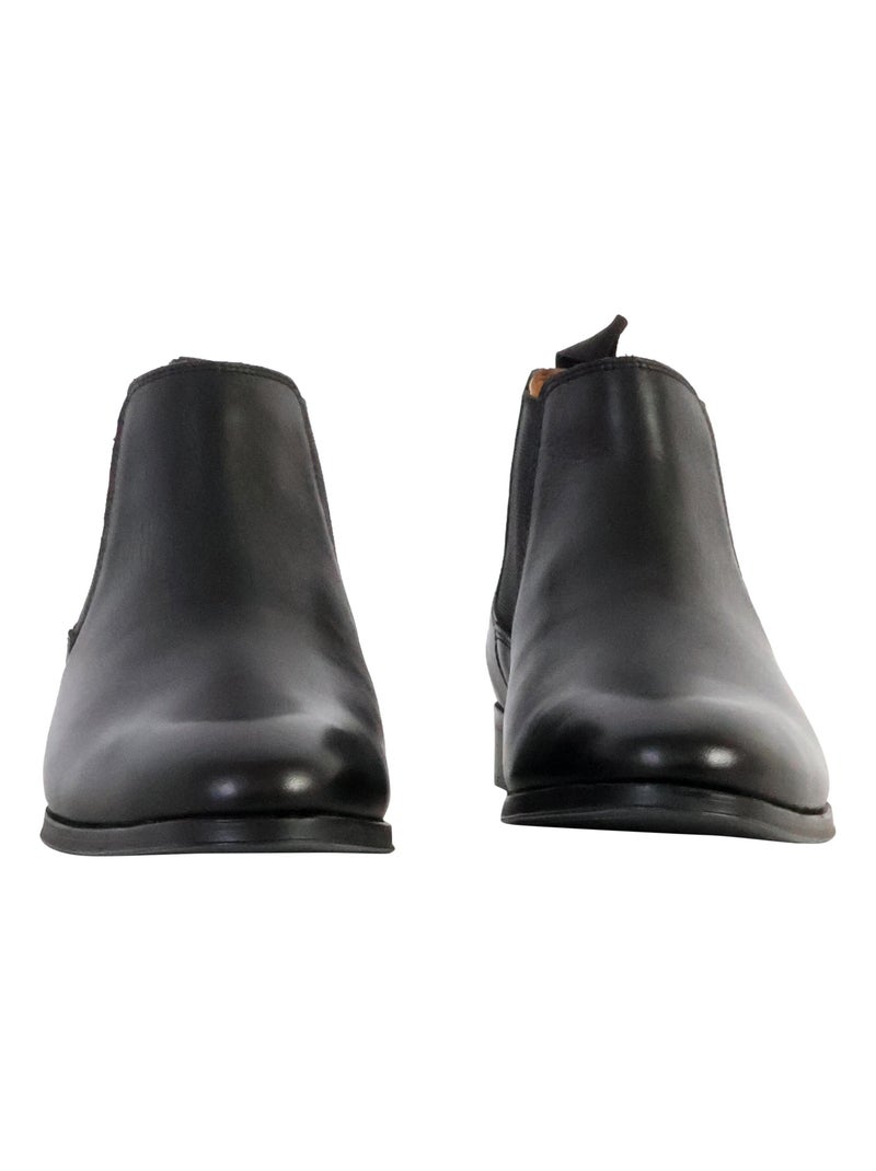 Bottine cuir redskins another Noir - Kiabi