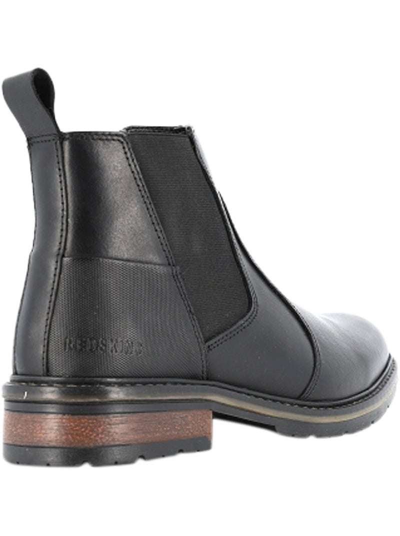 Bottine Cuir Redskins Elster Noir - Kiabi