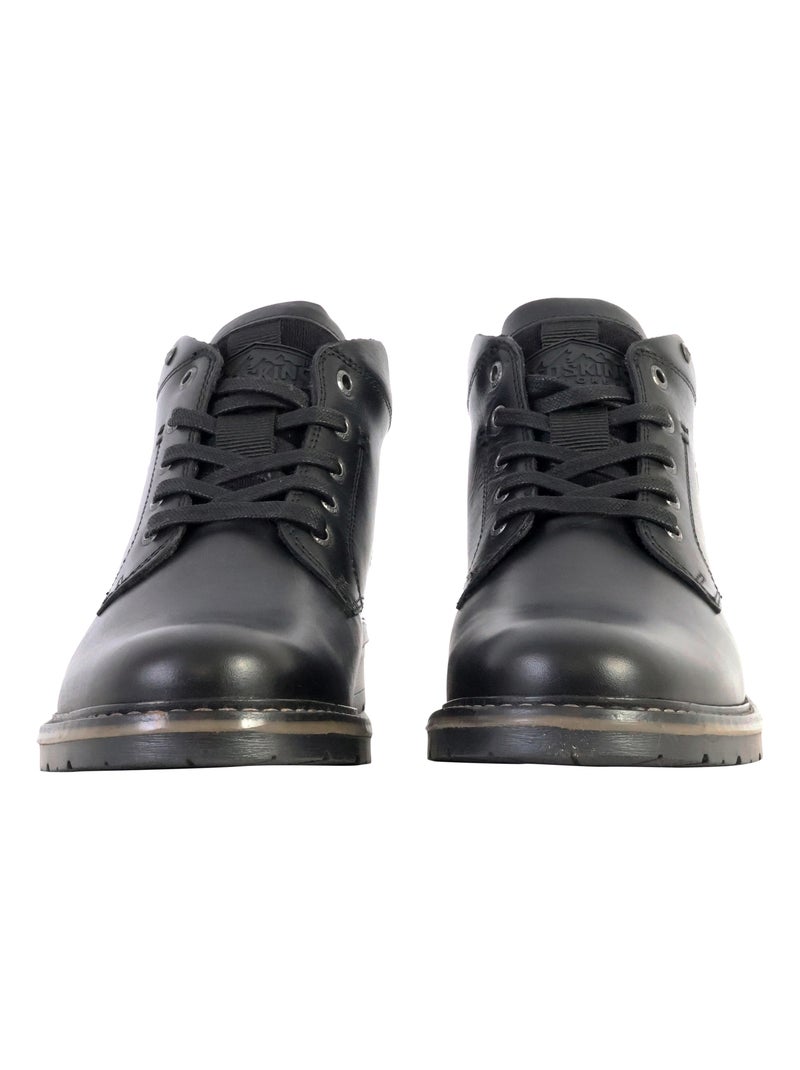 Bottine Cuir Redskins Equilibre Noir - Kiabi