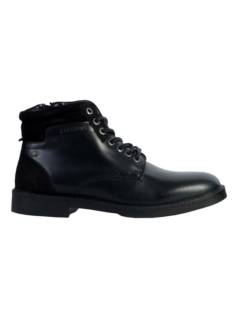 Bottine Cuir Redskins Jabor Noir - Kiabi