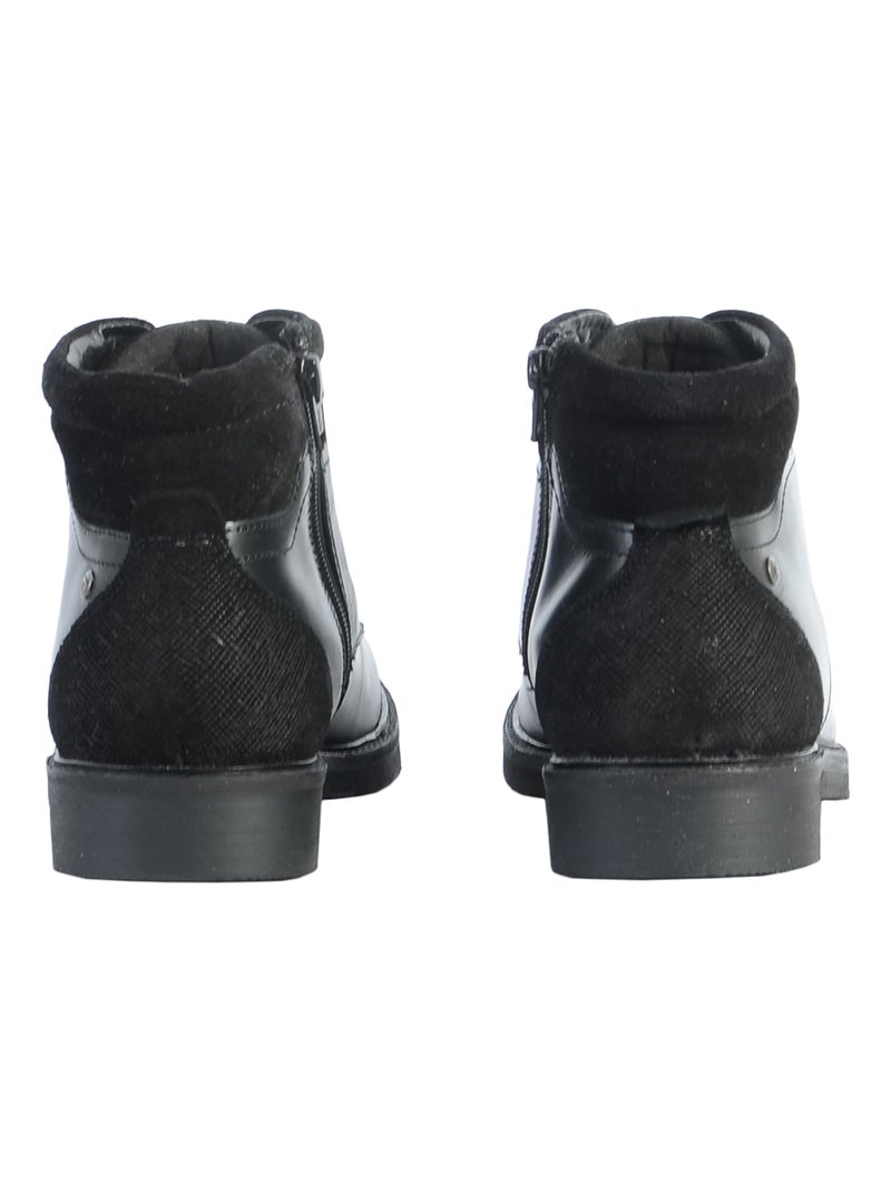Bottine Cuir Redskins Jabor Noir - Kiabi