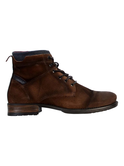 Bottine Cuir Redskins Naturel - Kiabi