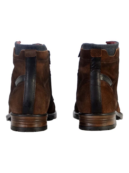 Bottine Cuir Redskins Naturel - Kiabi