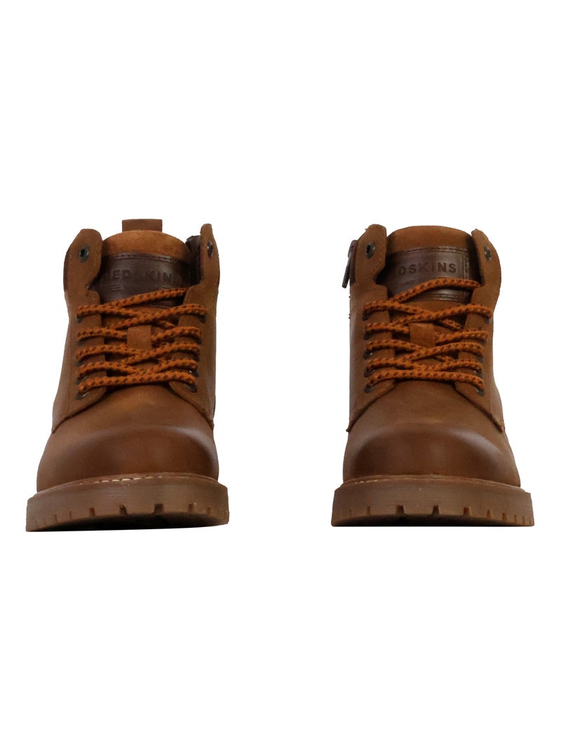 Bottine Cuir Redskins Talcott Marron - Kiabi