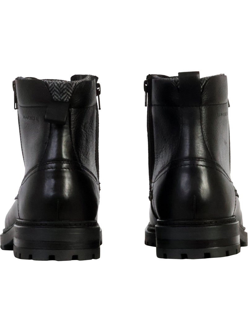 Bottine Cuir Redskins Utopy Noir - Kiabi