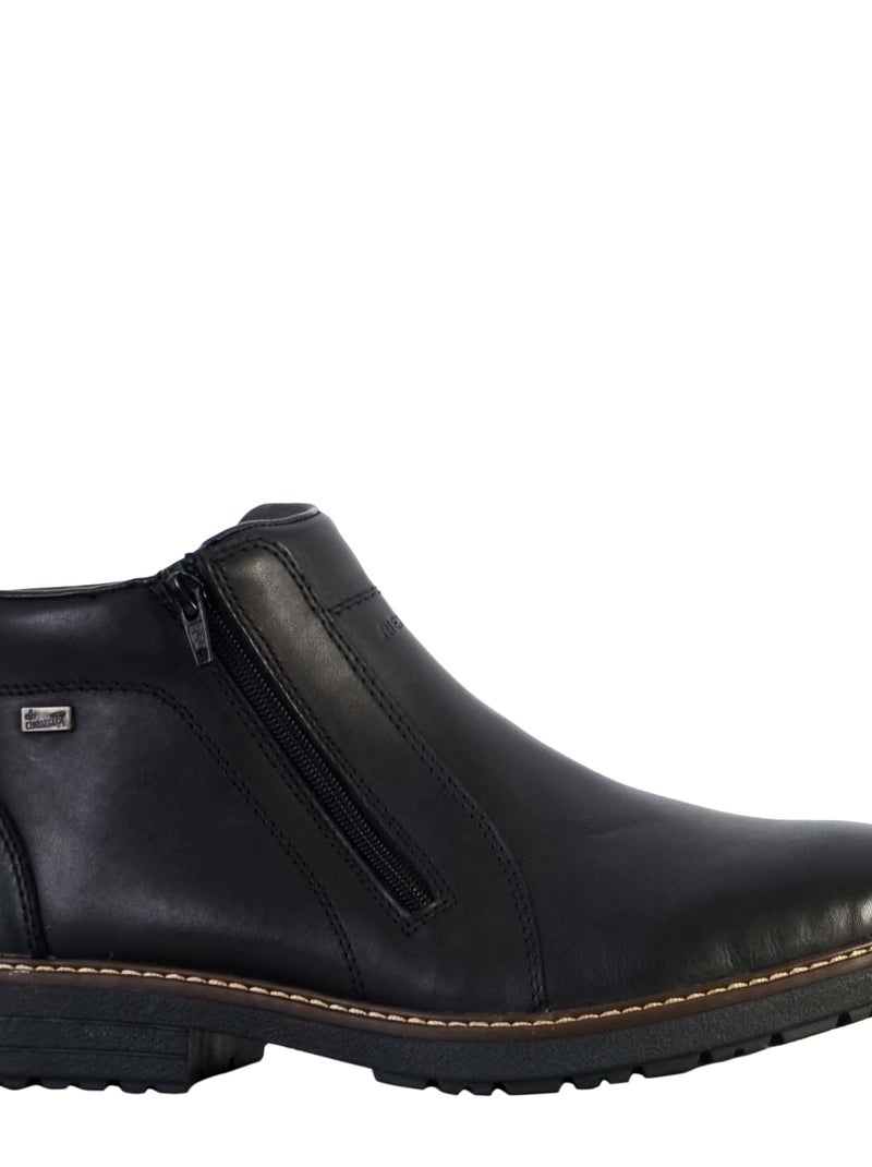 Bottine Cuir Rieker Clarino Noir - Kiabi