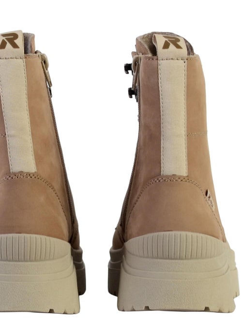 Bottine Cuir Rieker Columbo - Kiabi